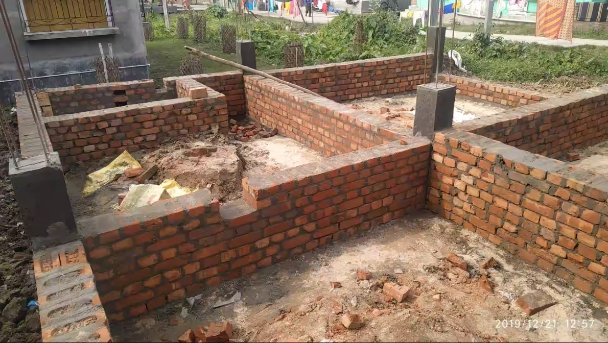 Completed home in Burdwan district