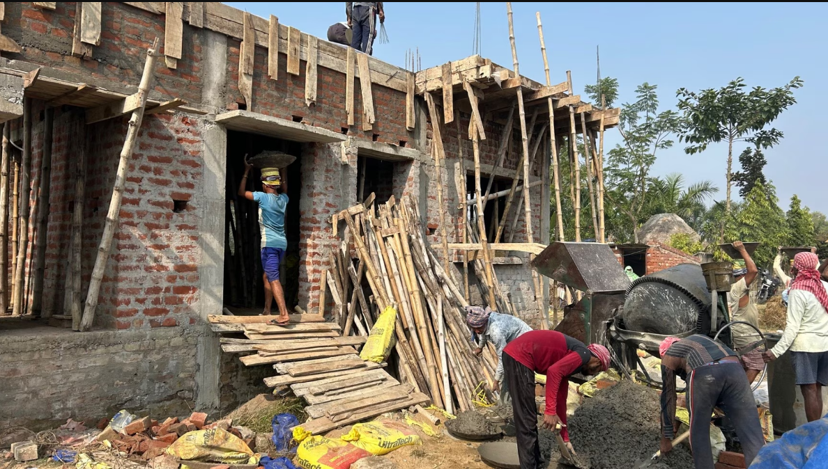 Completed home in Burdwan district